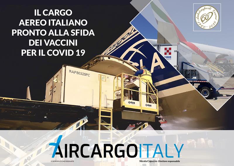 Il cargo aereo italiano pronto alla sfida dei vaccini per il Covid 19