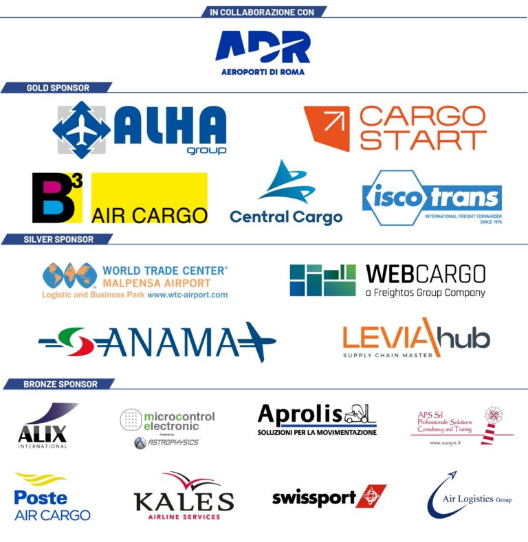 Locandina sponsor forum AIR CARGO ITALY 2026