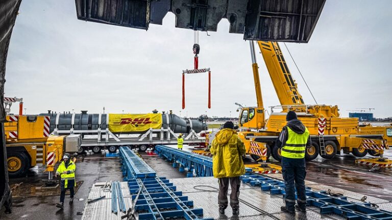DHL_Immagine a corredo_Case history-Trasporto condenser in Arabia Saudita