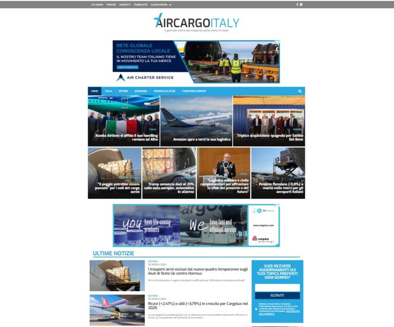 Home page AIR CARGO ITALY